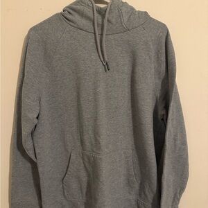 Gray Hoodie with Front Pocket
